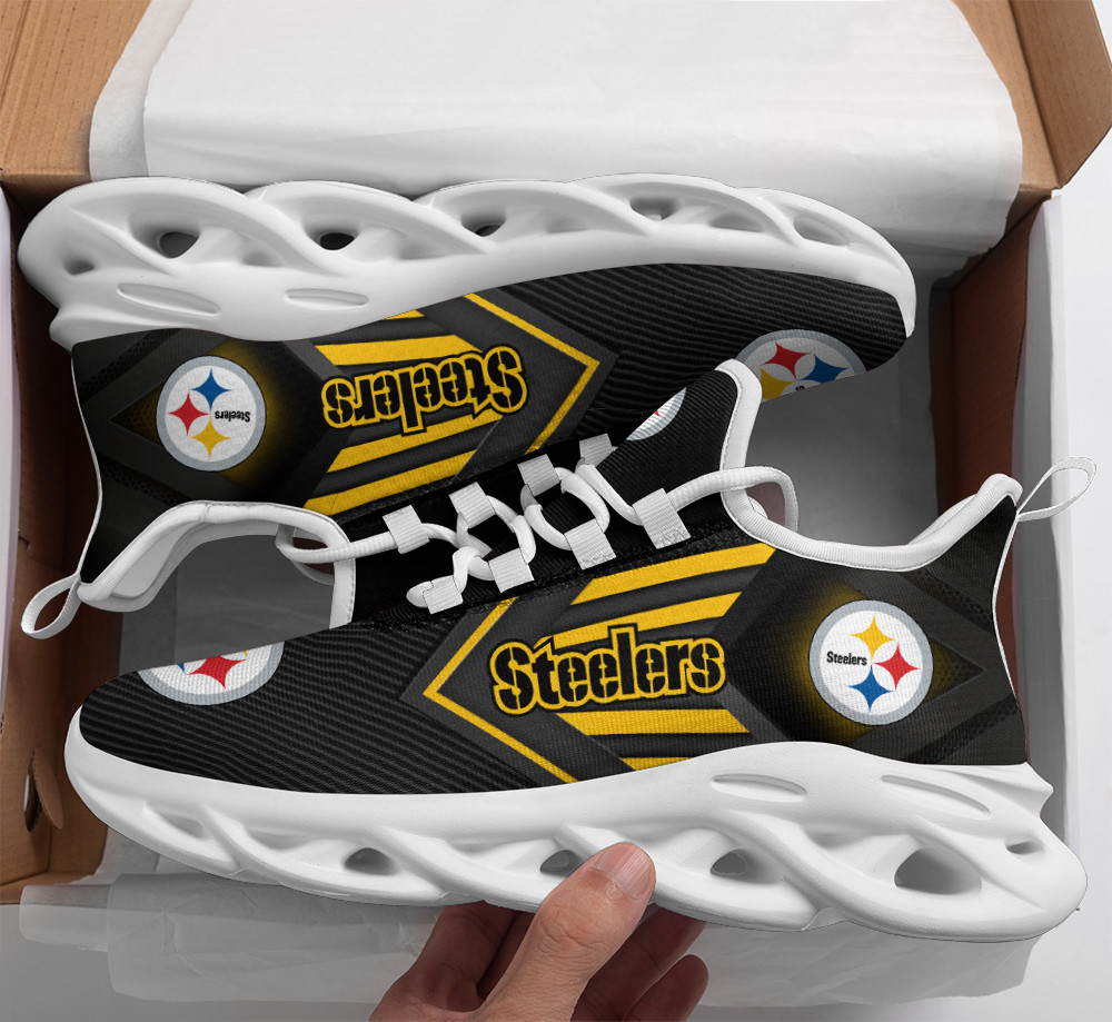 JWFancy Pittsburgh Steelers NFL Max Soul Shoes Sneakers For Men And Women