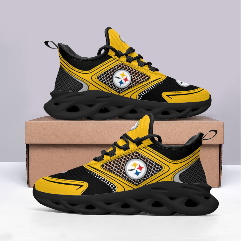 JWFancy Pittsburgh Steelers NFL Max Soul Shoes Sneakers For Men And Women