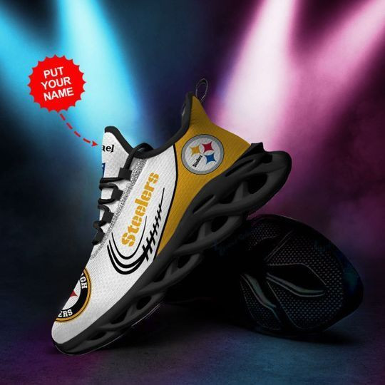 JWFancy Pittsburgh Steelers NFL Max Soul Shoes Sneakers For Men And Women