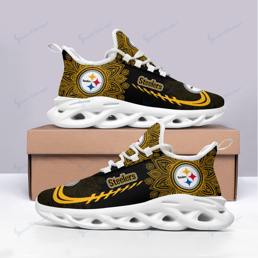 JWFancy Pittsburgh Steelers NFL Max Soul Shoes Sneakers For Men And Women