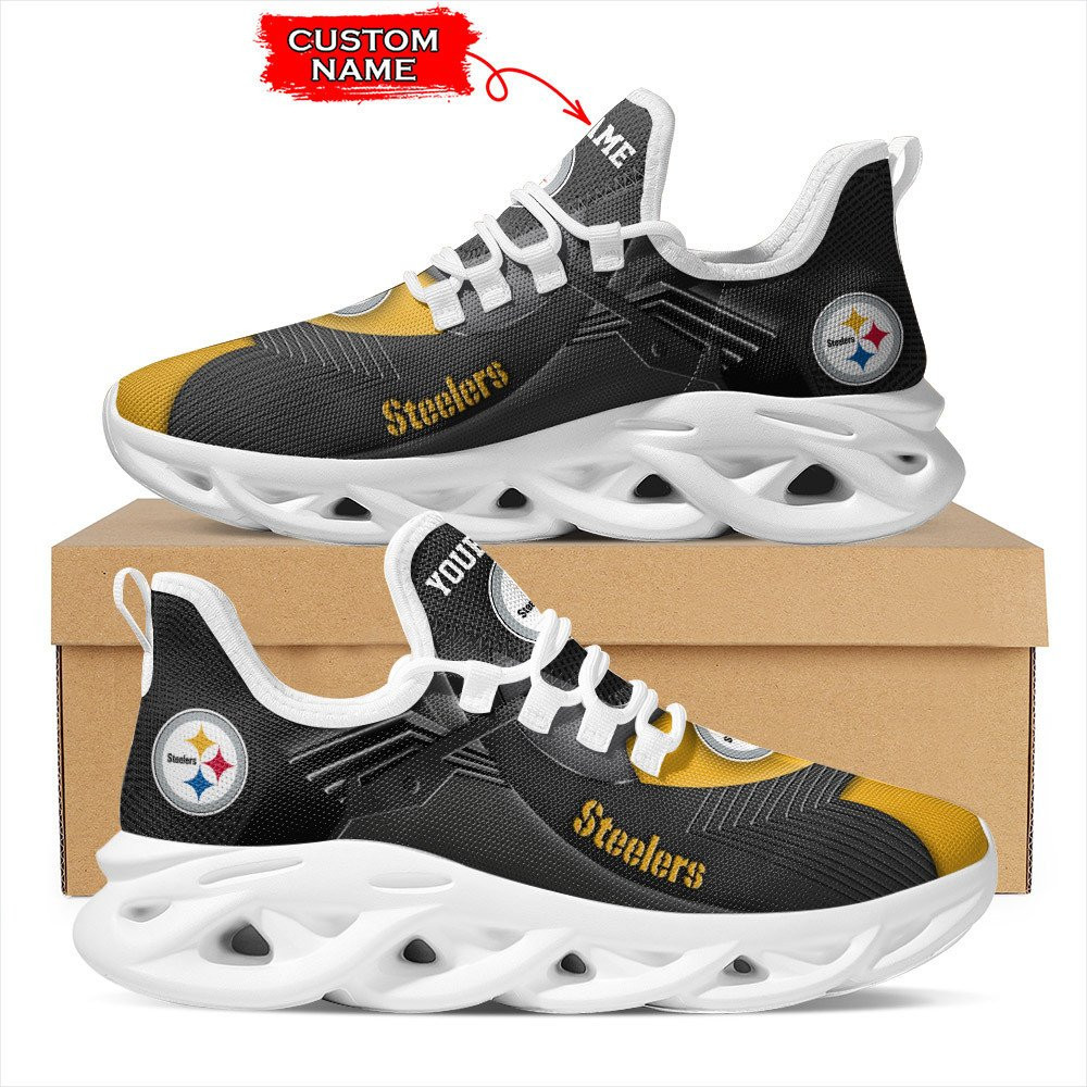 JWFancy Pittsburgh Steelers NFL Max Soul Shoes Sneakers For Men And Women