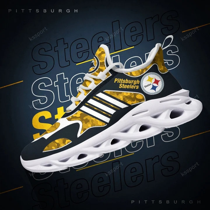 JWFancy Pittsburgh Steelers NFL Max Soul Shoes Sneakers For Men And Women