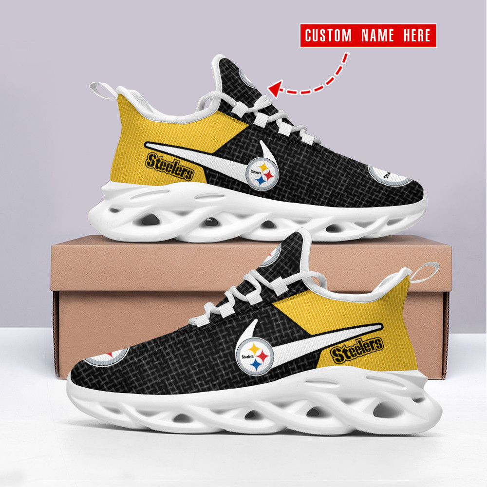 JWFancy Pittsburgh Steelers NFL Max Soul Shoes Sneakers For Men And Women