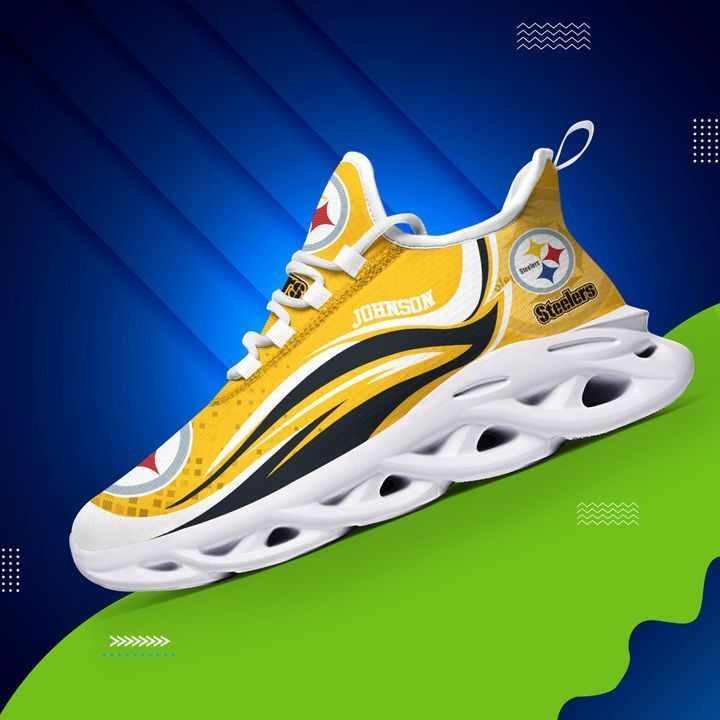 JWFancy Pittsburgh Steelers NFL Max Soul Shoes Sneakers For Men And Women
