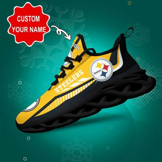 JWFancy Pittsburgh Steelers NFL Max Soul Shoes Sneakers For Men And Women