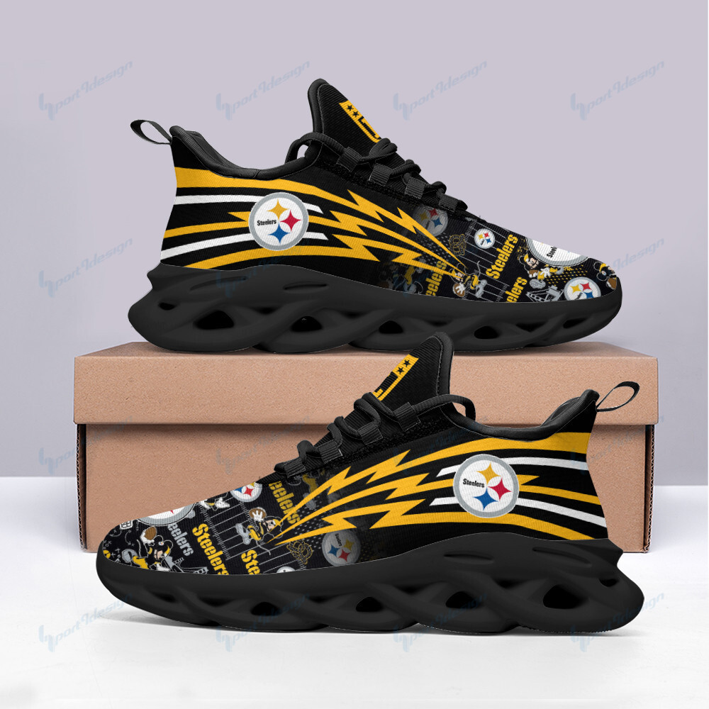 JWFancy Pittsburgh Steelers NFL Max Soul Shoes Sneakers For Men And Women