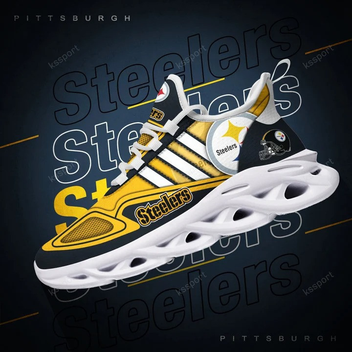 JWFancy Pittsburgh Steelers NFL Max Soul Shoes Sneakers For Men And Women
