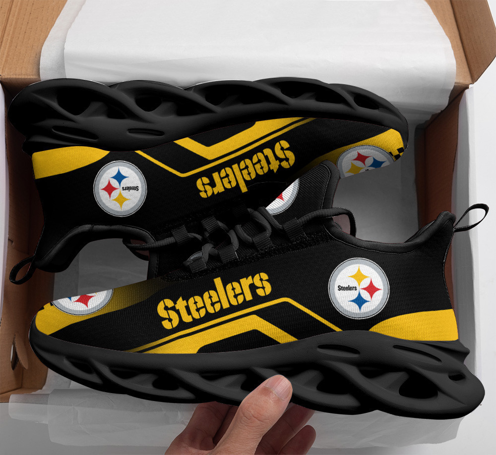 JWFancy Pittsburgh Steelers NFL Max Soul Shoes Sneakers For Men And Women