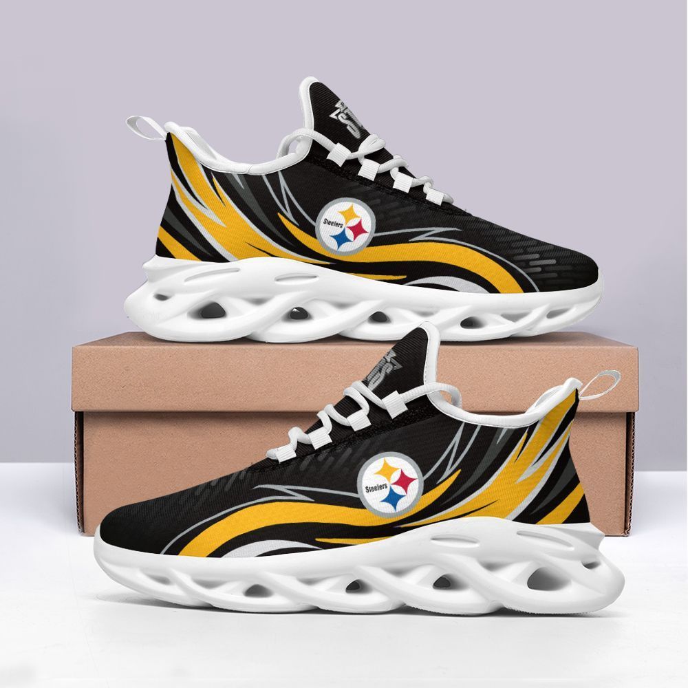 JWFancy Pittsburgh Steelers NFL Max Soul Shoes Sneakers For Men And Women