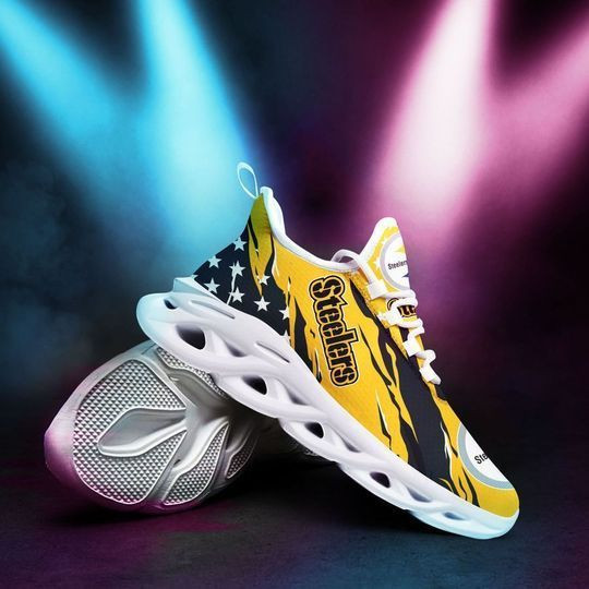 JWFancy Pittsburgh Steelers NFL Max Soul Shoes Sneakers For Men And Women