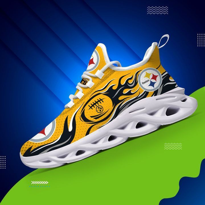 JWFancy Pittsburgh Steelers NFL Max Soul Shoes Sneakers For Men And Women