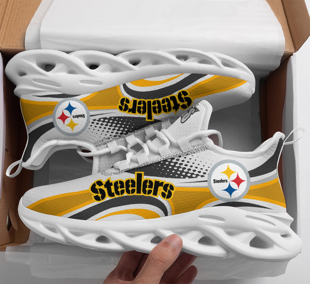 JWFancy Pittsburgh Steelers NFL Max Soul Shoes Sneakers For Men And Women