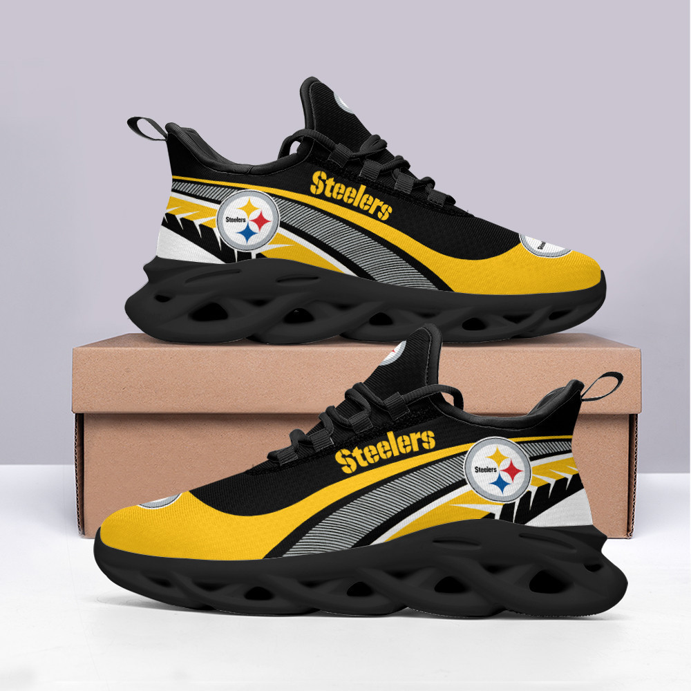 JWFancy Pittsburgh Steelers NFL Max Soul Shoes Sneakers For Men And Women