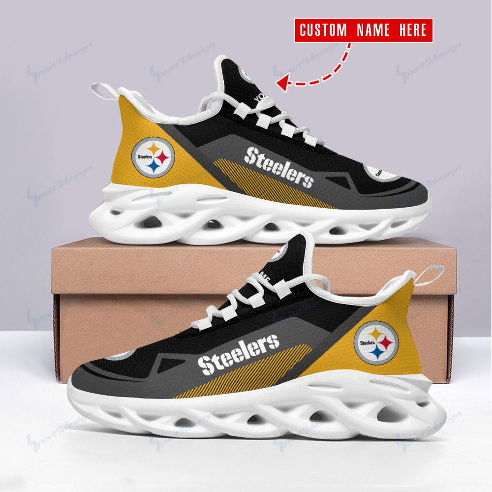 JWFancy Pittsburgh Steelers NFL Max Soul Shoes Sneakers For Men And Women