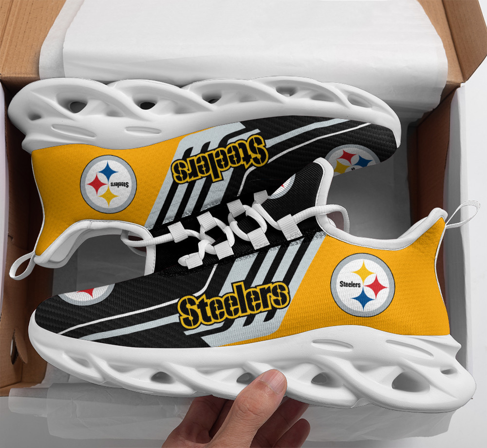 JWFancy Pittsburgh Steelers NFL Max Soul Shoes Sneakers For Men And Women