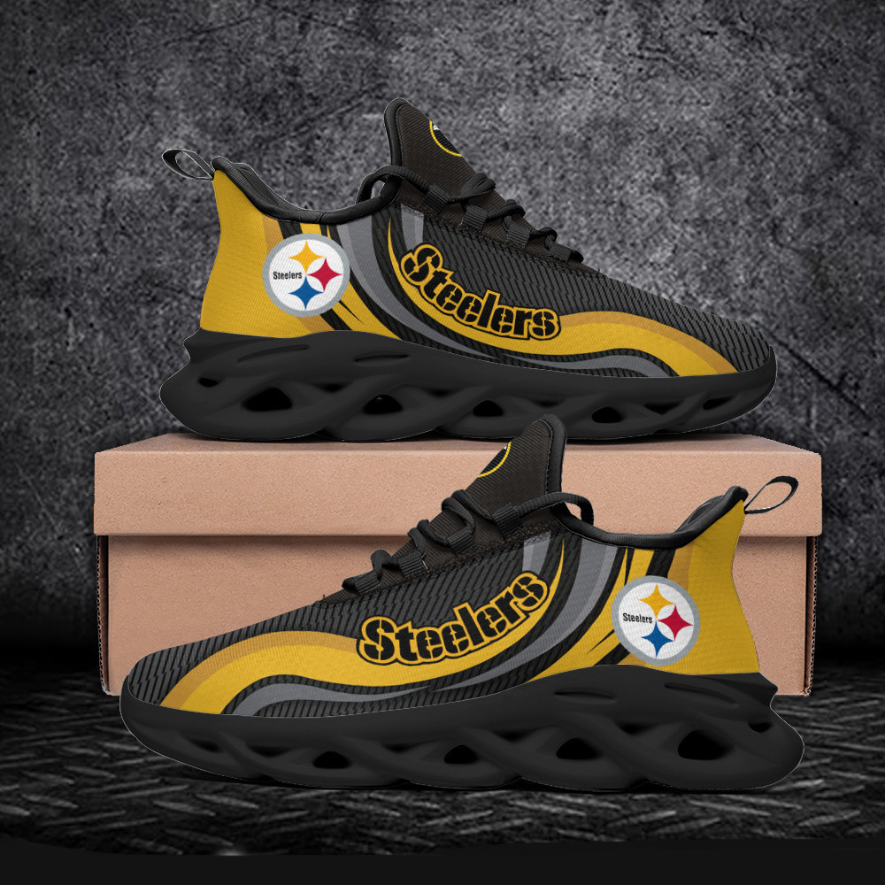 JWFancy Pittsburgh Steelers NFL Max Soul Shoes Sneakers For Men And Women