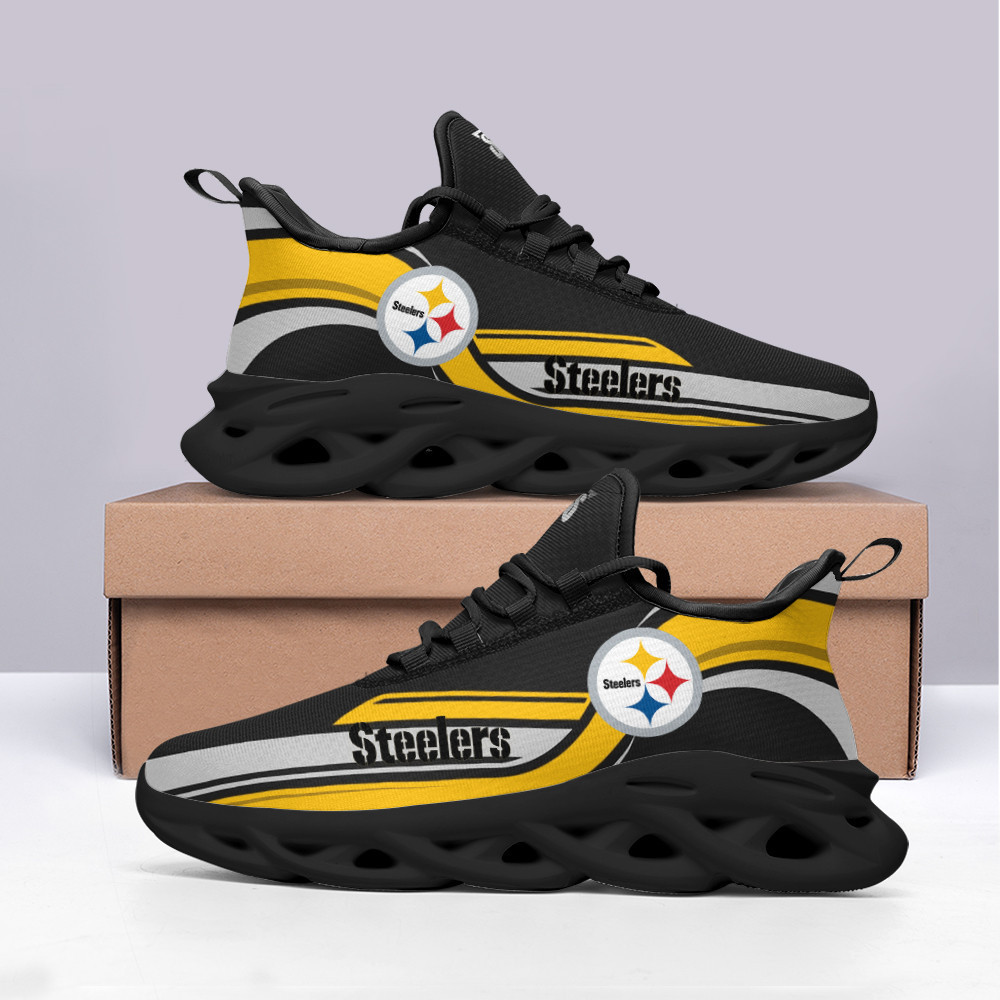 JWFancy Pittsburgh Steelers NFL Max Soul Shoes Sneakers For Men And Women