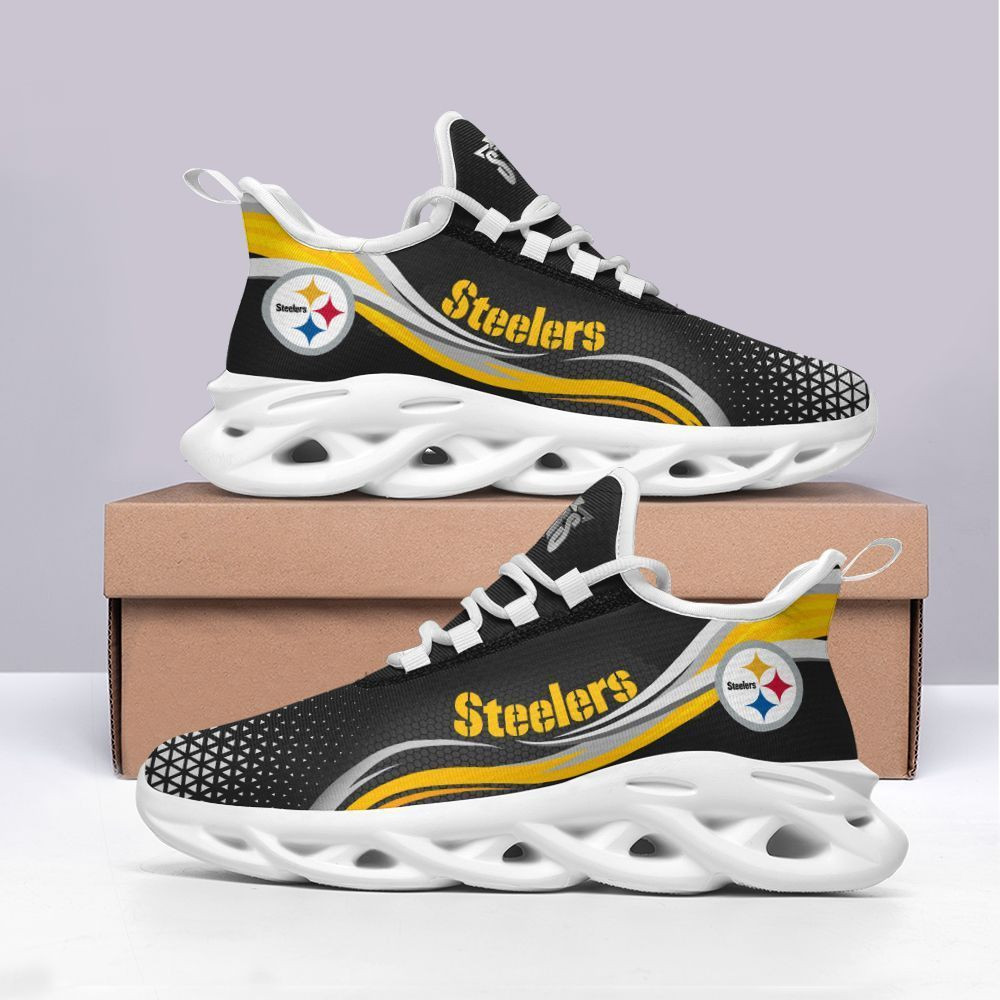 JWFancy Pittsburgh Steelers NFL Max Soul Shoes Sneakers For Men And Women