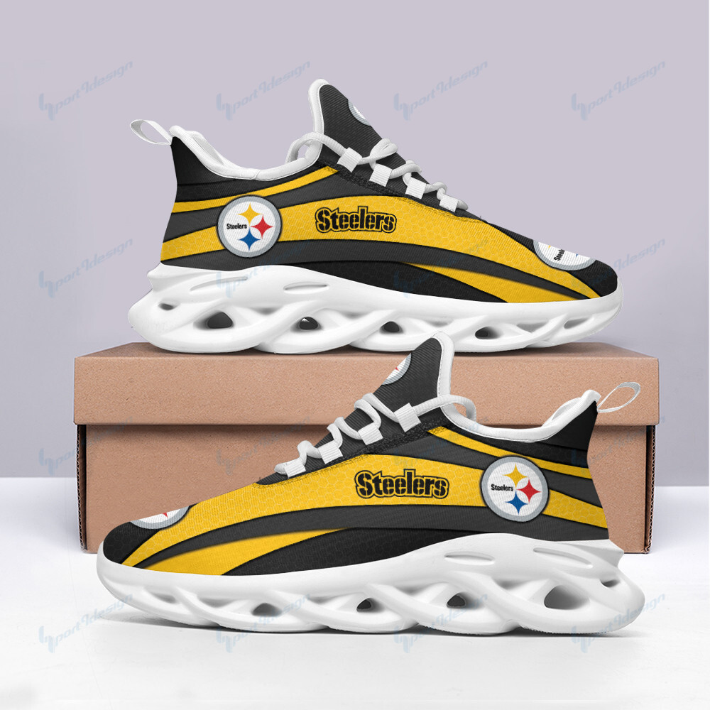JWFancy Pittsburgh Steelers NFL Max Soul Shoes Sneakers For Men And Women