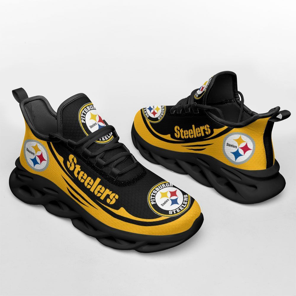 JWFancy Pittsburgh Steelers NFL Max Soul Shoes Sneakers For Men And Women