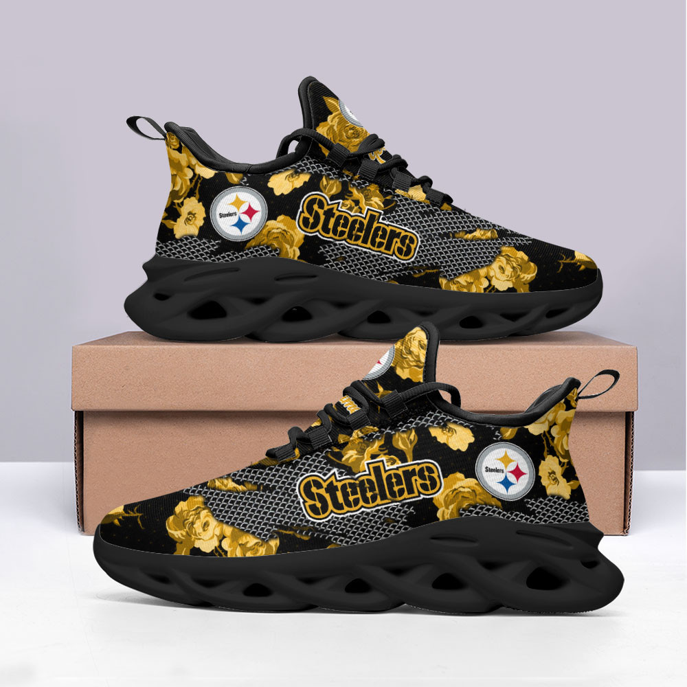JWFancy Pittsburgh Steelers NFL Max Soul Shoes Sneakers For Men And Women