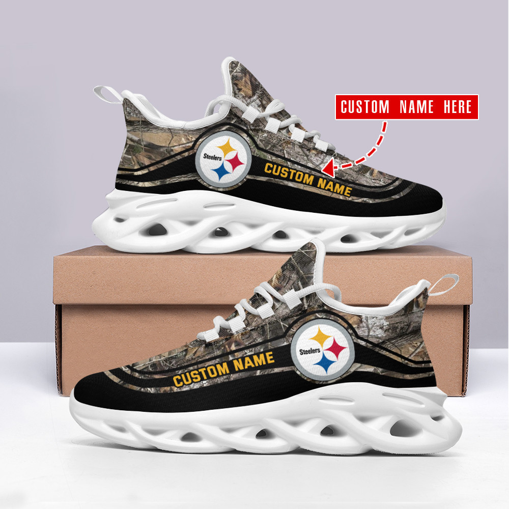 JWFancy Pittsburgh Steelers NFL Max Soul Shoes Sneakers For Men And Women