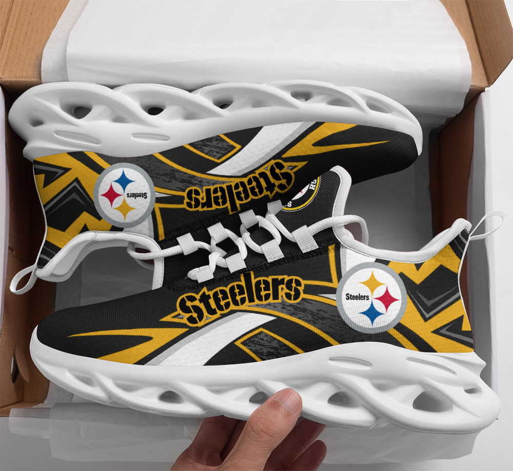 JWFancy Pittsburgh Steelers NFL Max Soul Shoes Sneakers For Men And Women