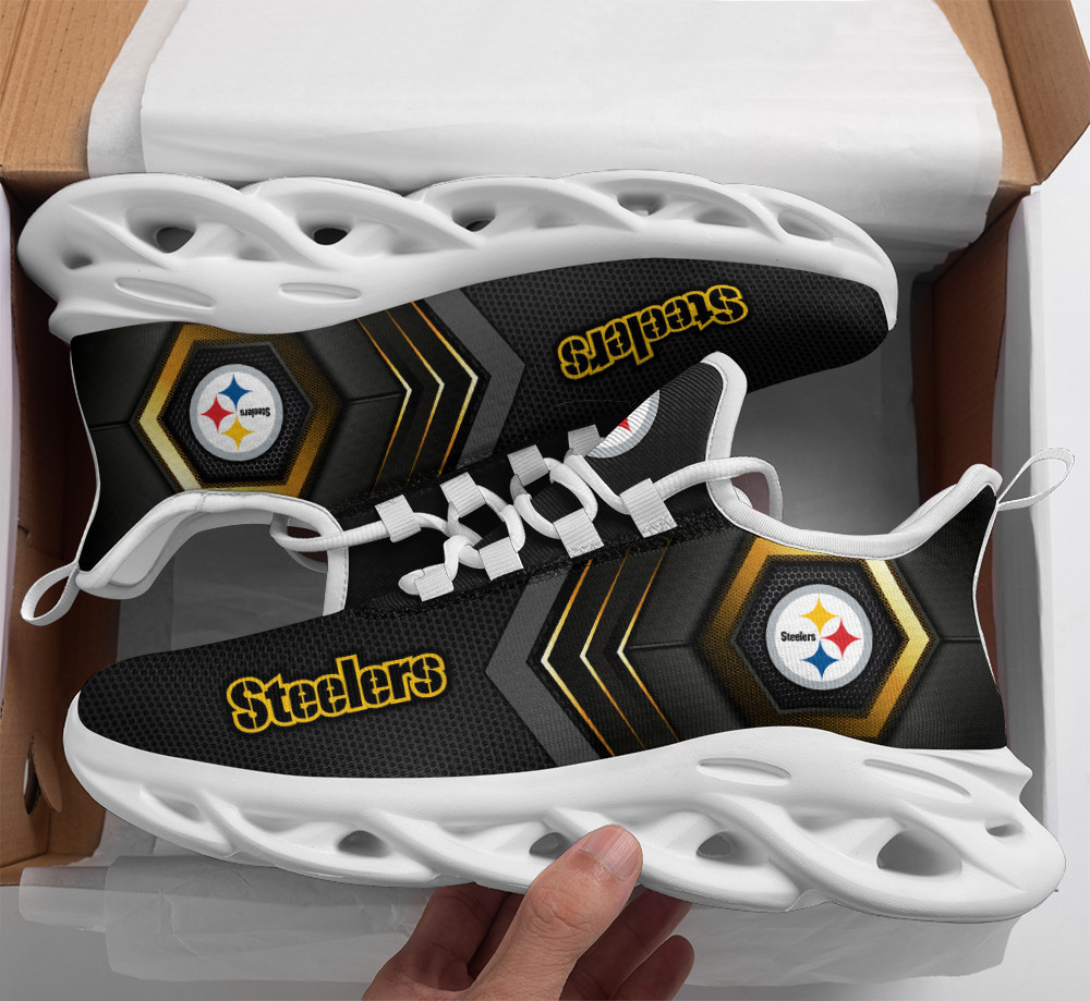 JWFancy Pittsburgh Steelers NFL Max Soul Shoes Sneakers For Men And Women