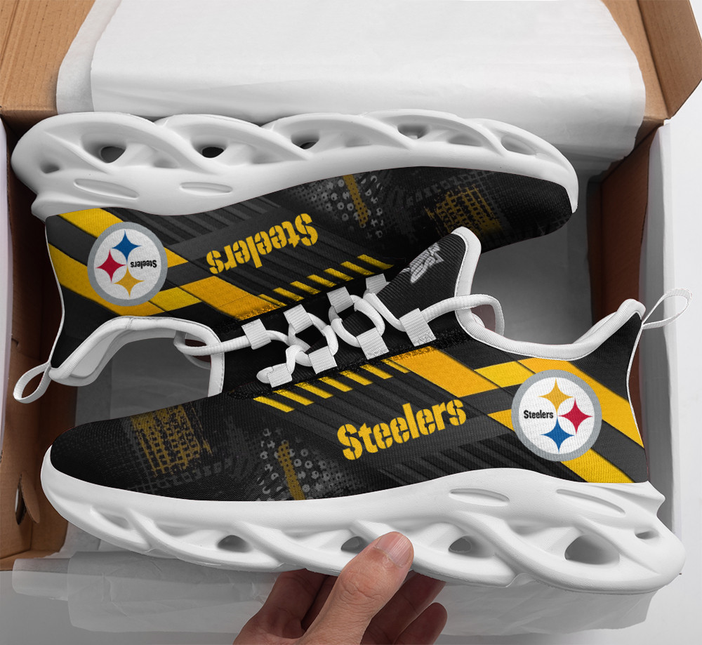 JWFancy Pittsburgh Steelers NFL Max Soul Shoes Sneakers For Men And Women