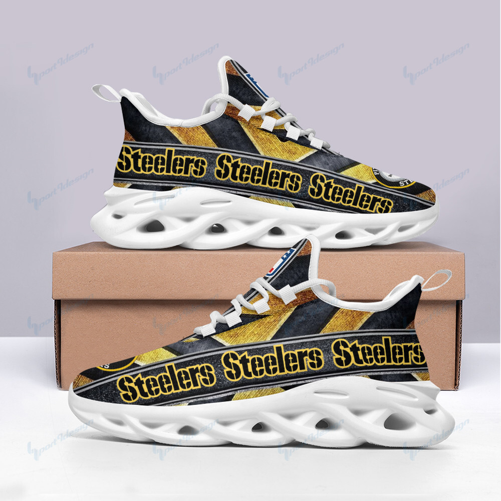JWFancy Pittsburgh Steelers NFL Max Soul Shoes Sneakers For Men And Women