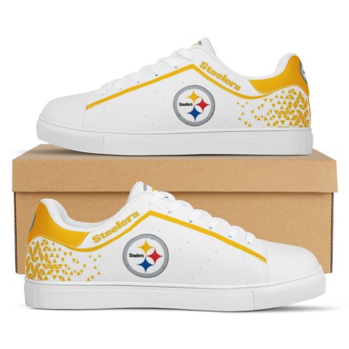 JWFancy Pittsburgh Steelers Skate Stan Shoes Sneakes For Men And Women