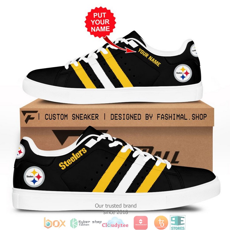 JWFancy Pittsburgh Steelers Skate Stan Shoes Sneakes For Men And Women