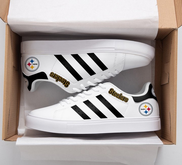 JWFancy Pittsburgh Steelers Skate Stan Shoes Sneakes For Men And Women
