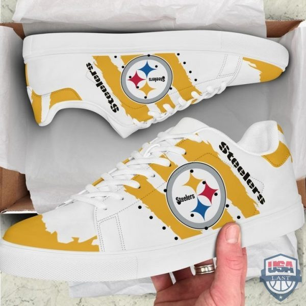 JWFancy Pittsburgh Steelers Skate Stan Shoes Sneakes For Men And Women