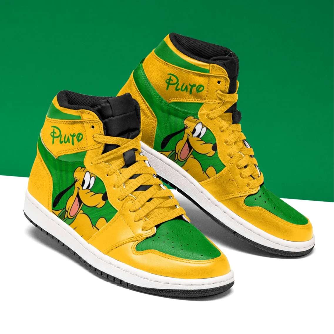 JWFancy Pluto Dog AJ1 High Sneakers Shoes For Men And Women