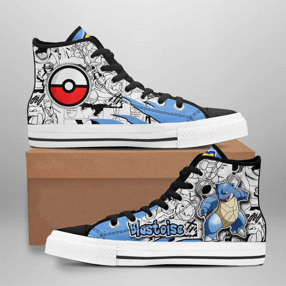 JWFancy Pokemon High Top Canvas Sneakers Shoes For Men And Women