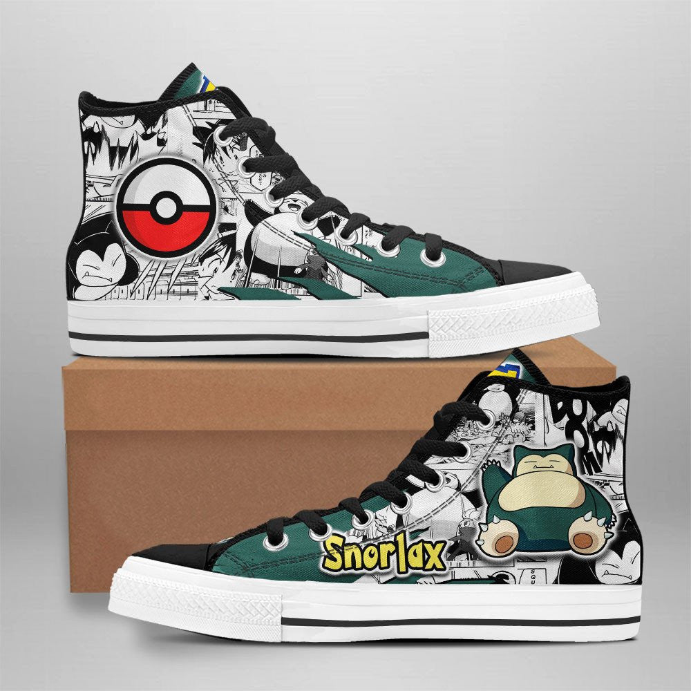 JWFancy Pokemon High Top Canvas Sneakers Shoes For Men And Women