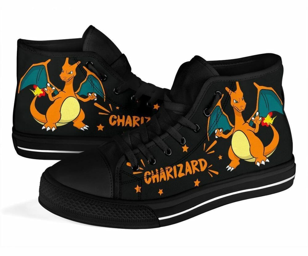 JWFancy Pokemon High Top Canvas Sneakers Shoes For Men And Women