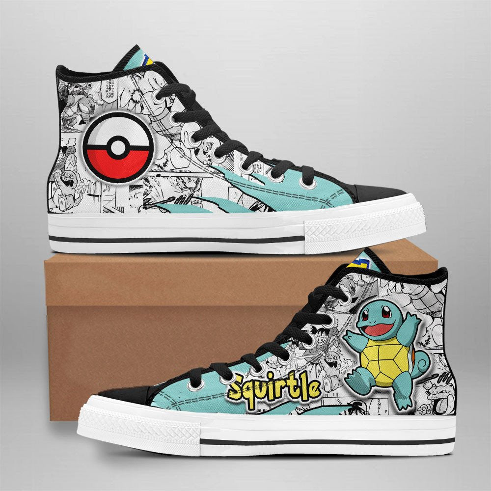 JWFancy Pokemon High Top Canvas Sneakers Shoes For Men And Women