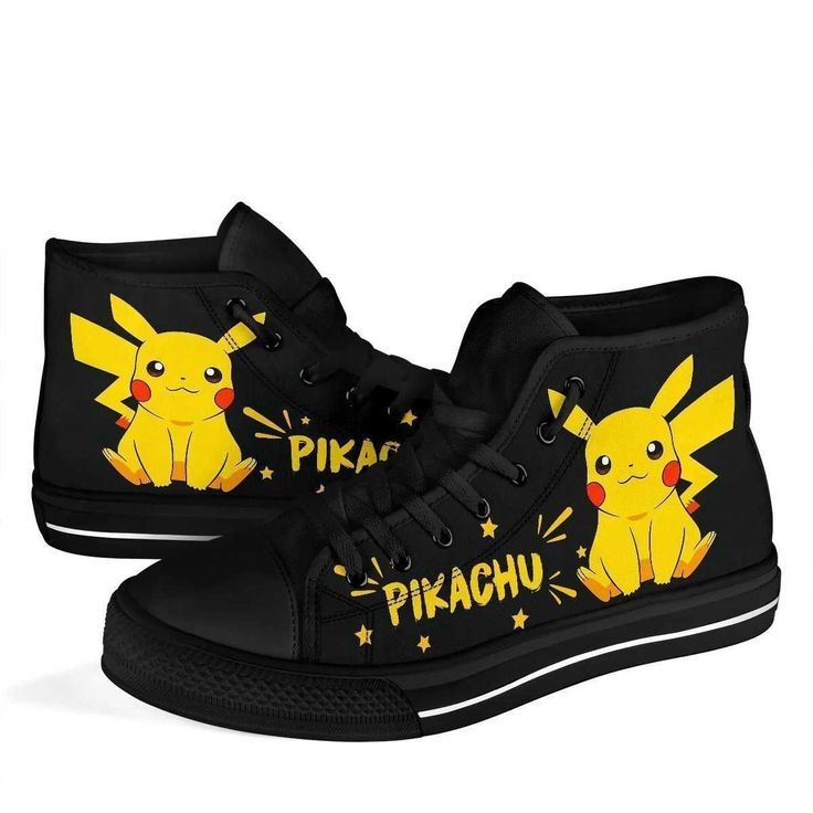 JWFancy Pokemon High Top Canvas Sneakers Shoes For Men And Women