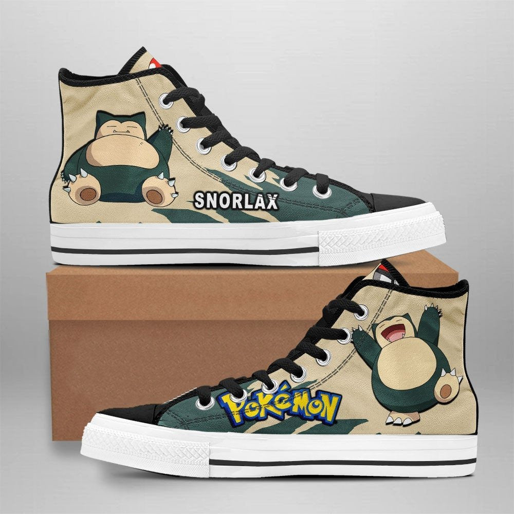 JWFancy Pokemon High Top Canvas Sneakers Shoes For Men And Women