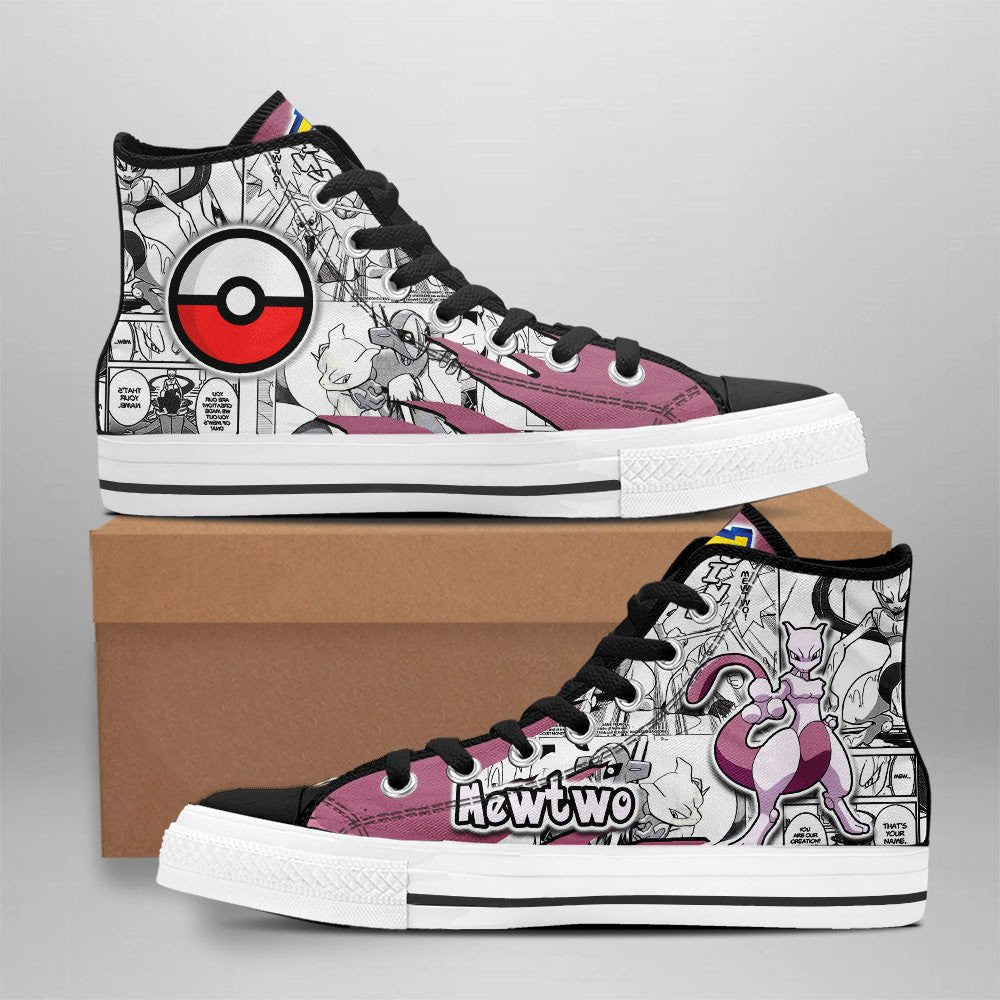 JWFancy Pokemon High Top Canvas Sneakers Shoes For Men And Women