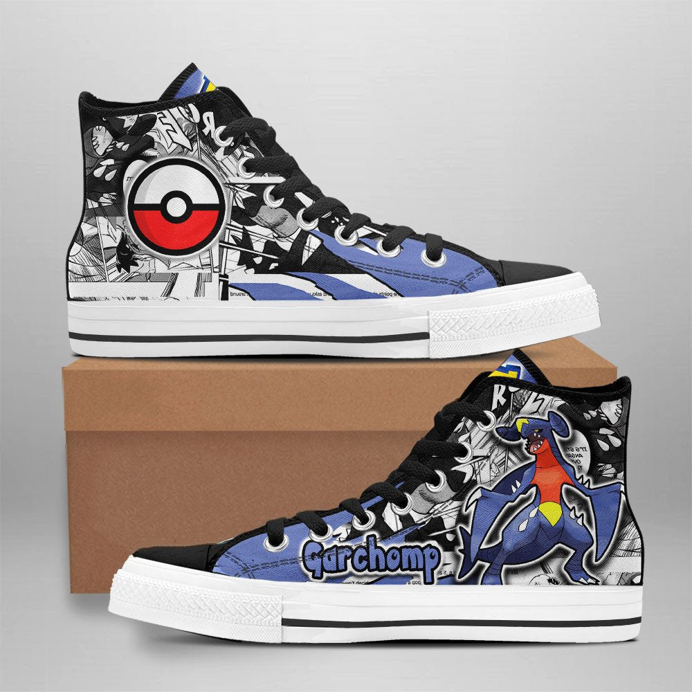 JWFancy Pokemon High Top Canvas Sneakers Shoes For Men And Women