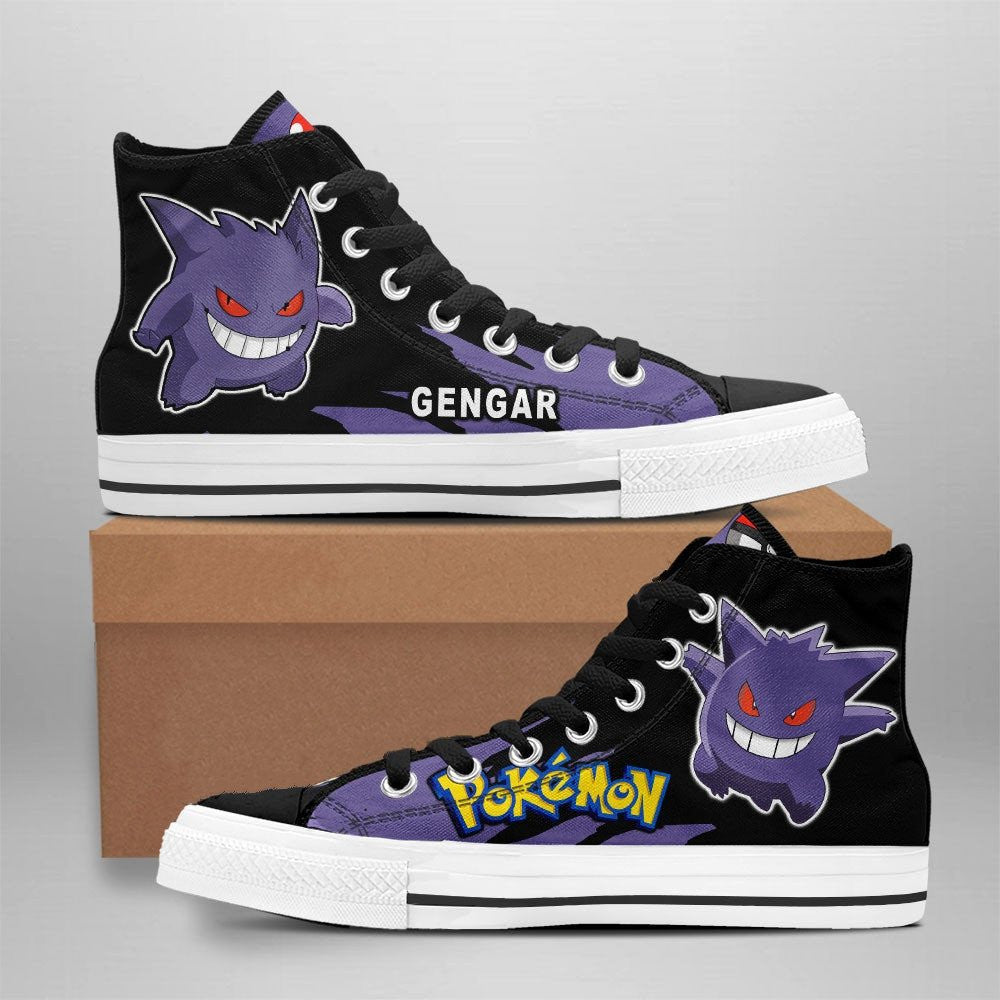 JWFancy Pokemon High Top Canvas Sneakers Shoes For Men And Women
