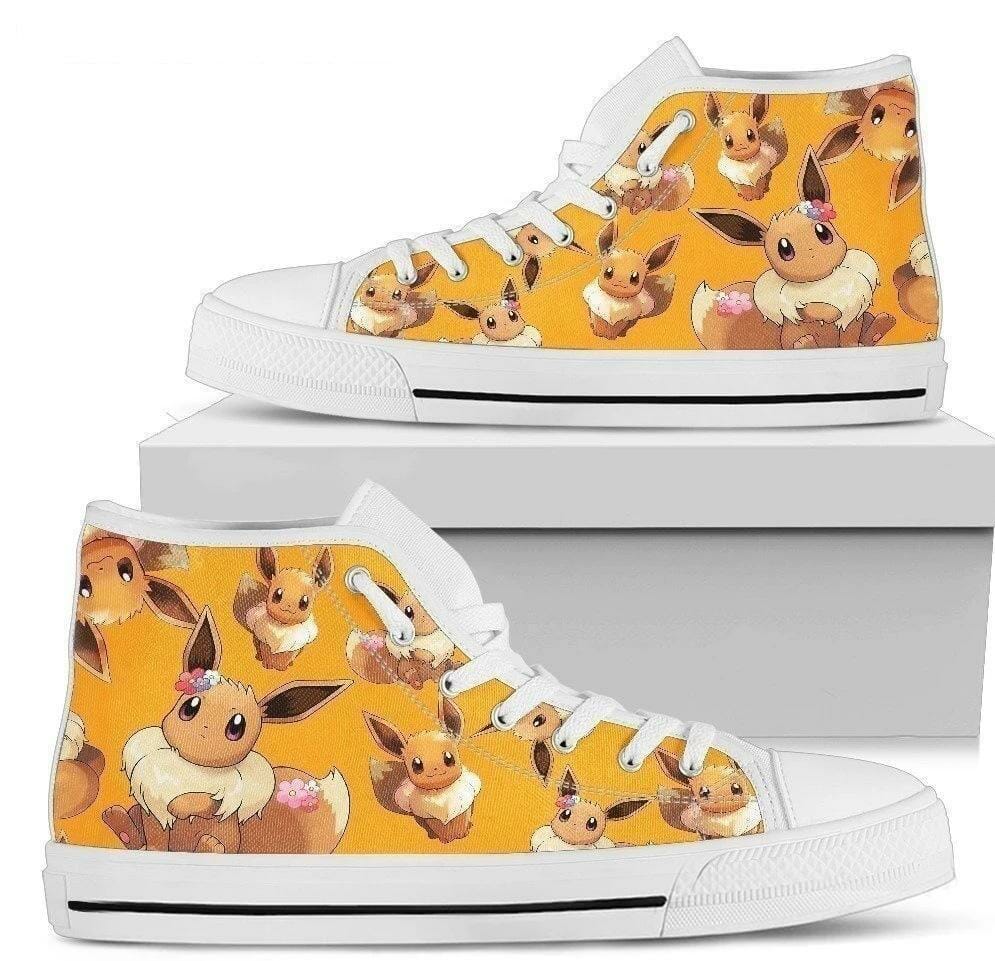 JWFancy Pokemon High Top Canvas Sneakers Shoes For Men And Women