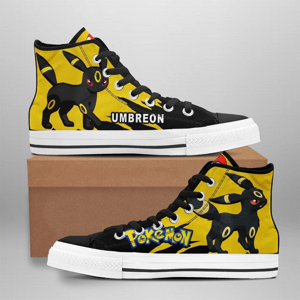 JWFancy Pokemon High Top Canvas Sneakers Shoes For Men And Women