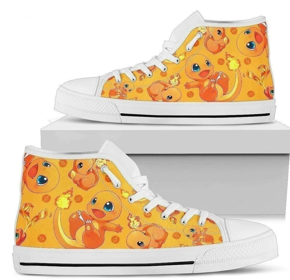 JWFancy Pokemon High Top Canvas Sneakers Shoes For Men And Women