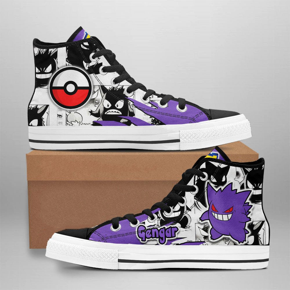 JWFancy Pokemon High Top Canvas Sneakers Shoes For Men And Women