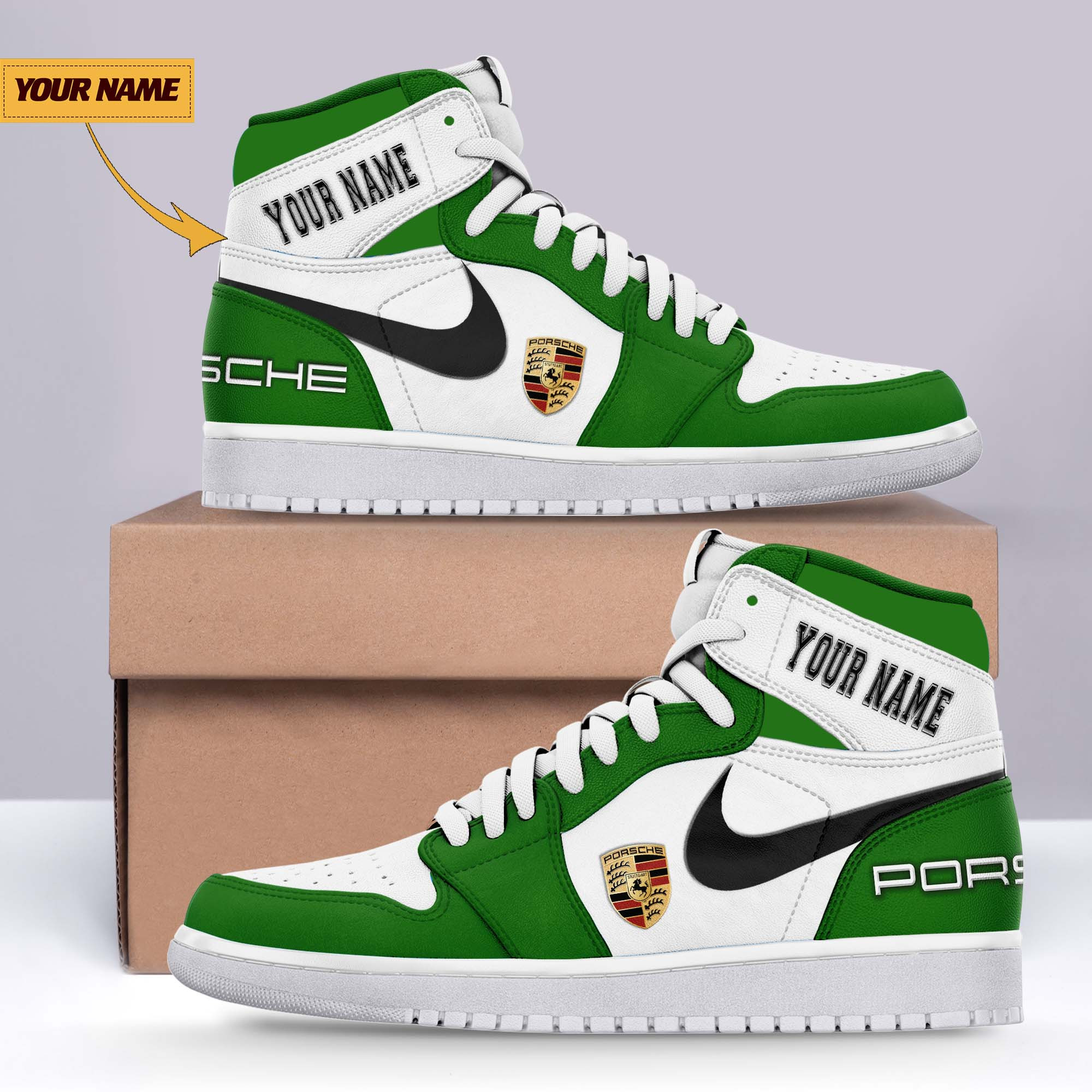 JWFancy Porsche AJ1 High Sneakers Shoes For Men And Women