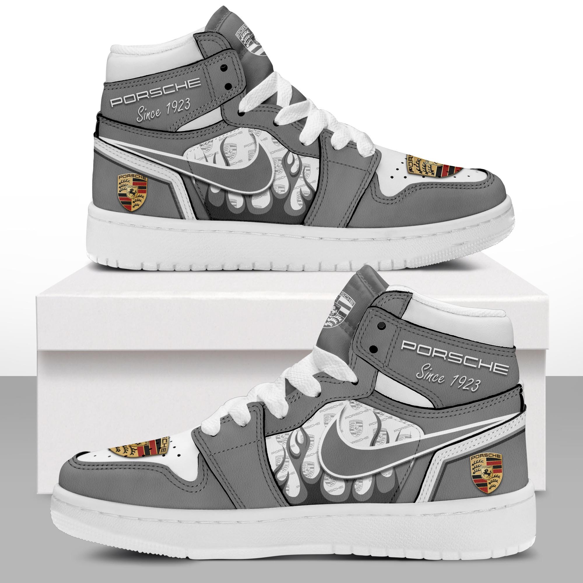 JWFancy Porsche AJ1 High Sneakers Shoes For Men And Women